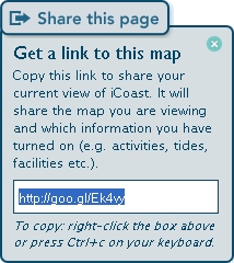 Share this page by email or to add a website