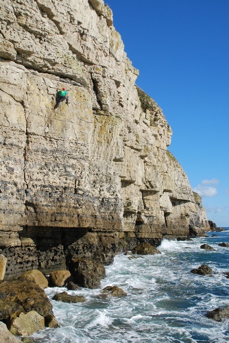Portland is one of the most popular sport rock climbing areas in the South West of England. Near Swanage there is both traditional and sport climbing.