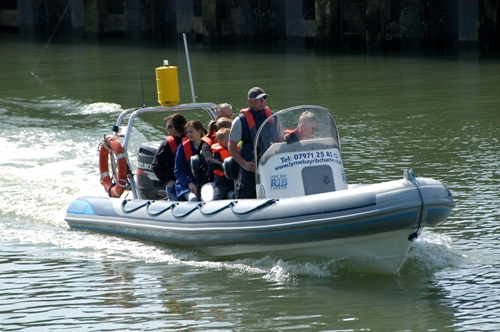 Speed boats, motor cruisers, and RHIB are all different types of power boat