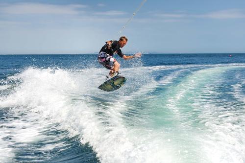 The Dorset coastline provides the perfect setting for an exhilarating day out waterskiing or wakeboarding.